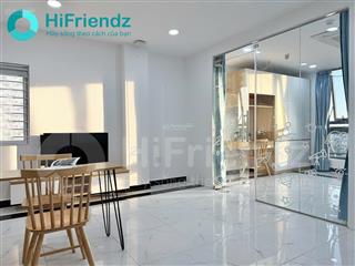 Cho thuê căn hộ dạng 1pn new 100% full nội thất nhà thang máy, hầm xe, gần cầu bình lợi