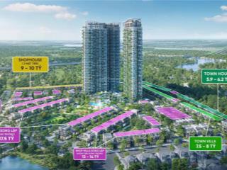 Shop villa song lập 9,5 x20  toạ lạc tại vị trí quảng trường. chiết khấu dòng tiền lên tới 10%.