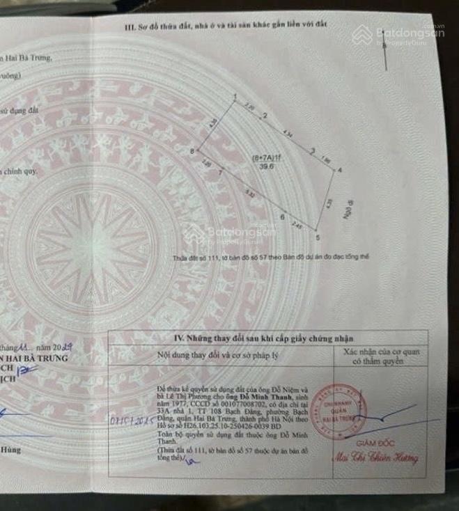 Bán nhà riêng tại lạc trung, 13,9 tỷ, 40 m2, 5pn, 6wc, 6 tầng, đn, mặt tiền 4.4m