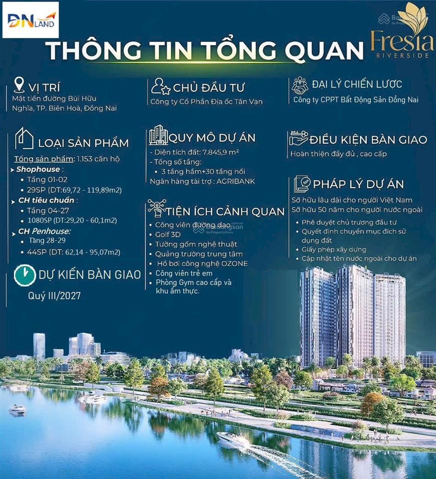 Bán căn hộ cao cấp 2 pn tại fresia riverside chỉ 1.8 tỷ sở hữu ngay nơi đầu tư lý tưởng