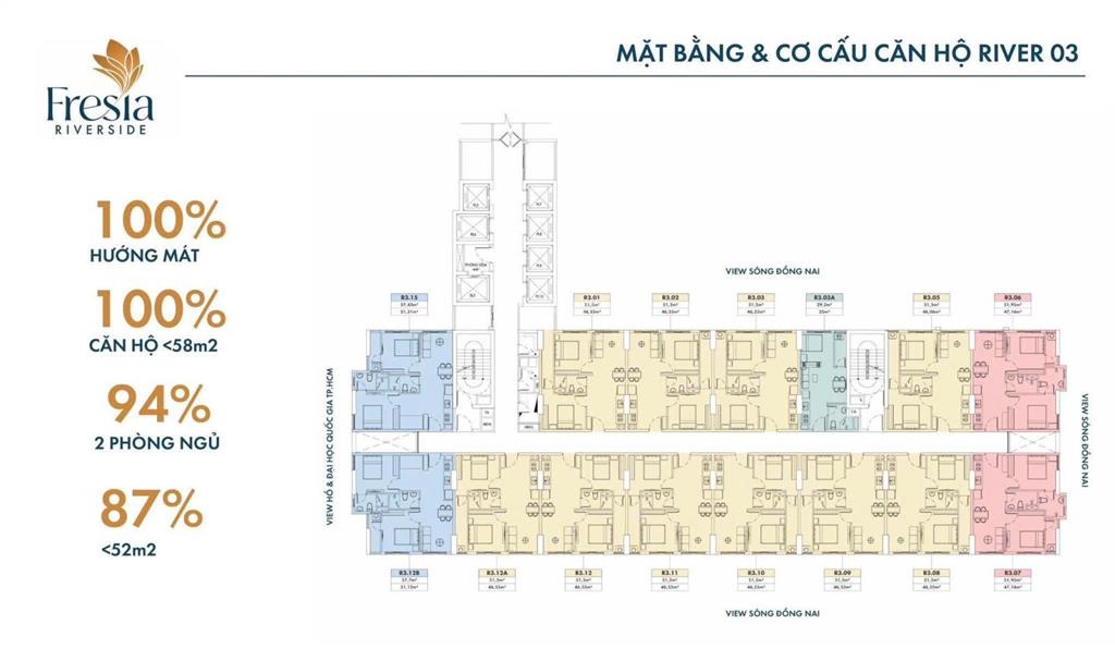 Sở hữu ngay căn hộ 2 pn đẹp nhất biên hoà chỉ với 400tr fresia riverside nơi đầu tư lý tưởng