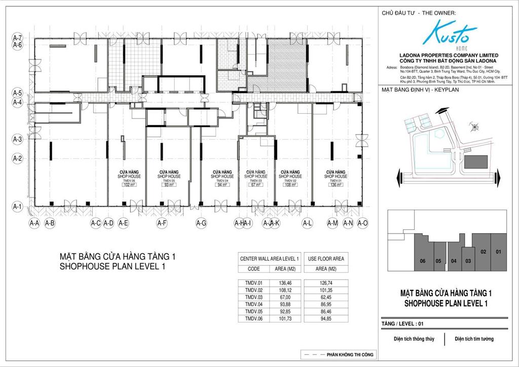 Cho thuê 1 mặt bằng kinh doanh 100m2 ngay chung cư 2000 người và khu dân cư vạn phúc city