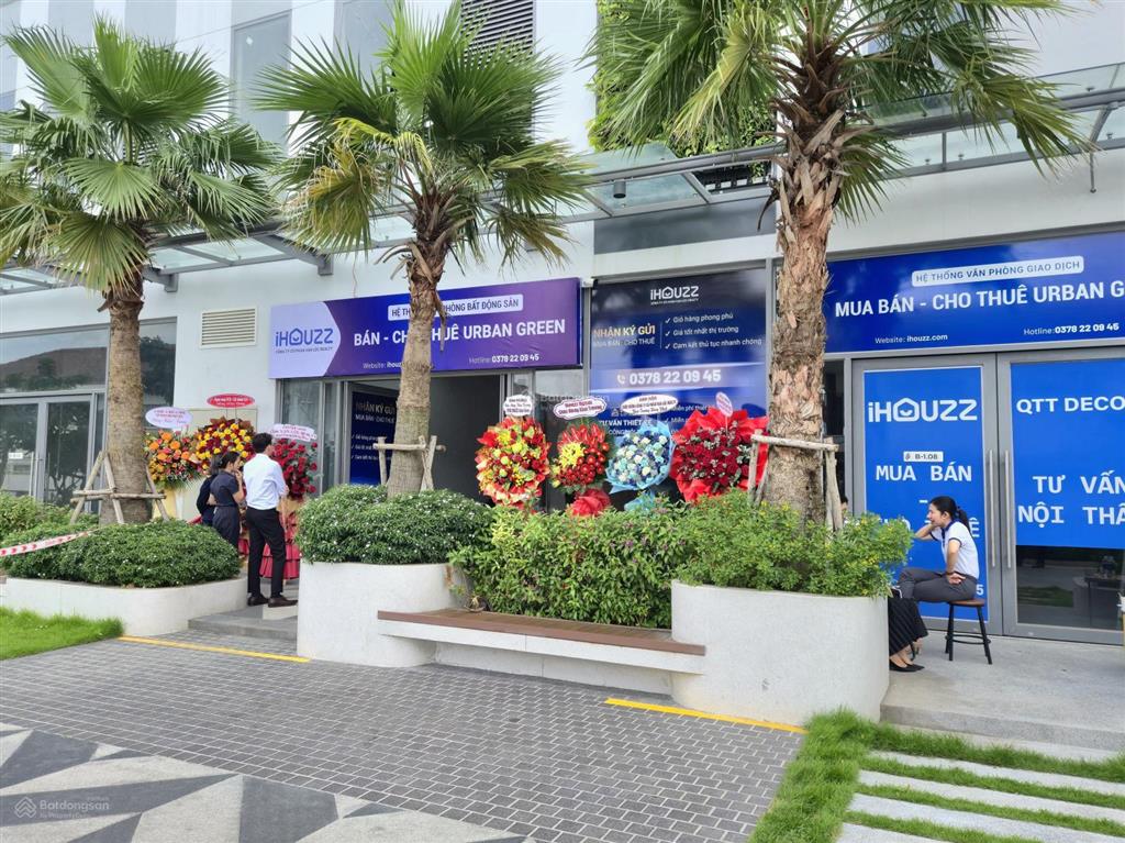 Cho thuê shophouse tại urban green, 12 triệu, 100m2, nhà phố thương mại kinh doanh 2000 cư dân