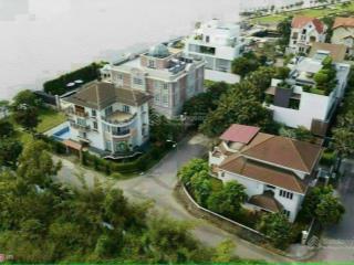 Bán 2 lô đất 700m2 mặt tiền sông eden nguyễn văn hưởng tđ, quận 2. khu vực để xây biệt thự. 100 tỷ