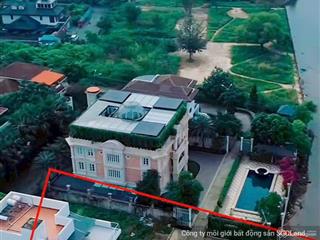 Bán lô đất 700m2 biệt thự eden, quận 2. dt 15x30m. có gpxd. giá 115 tỷ tl