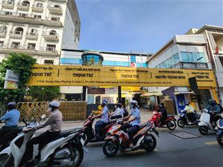 Tin thật  bán nhà mặt tiền lớn trần quang diệu, quận 3  dt 22x20m, 400m2  ctxd hầm 7 tầng