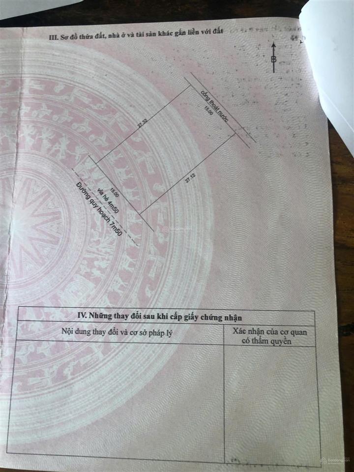 Chính chủ bán lô đất 302m2 ngang 15 mét, giá 50 tr/m2,,wieu vin làng vân,hai vân bay