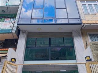 Tòa nhà 7 tầng thang máy (6x18m). mới xây 2022. hdt 85tr/tháng. đường nhựa 9m  25.5 tỷ tl