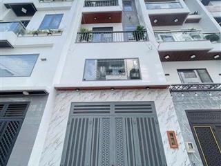 Nhà 4 tầng khu phân lô đường hiệp thành 51 phường ht q12 dt 54m2 (4,2mx13m), hẻm 8m full nội thất