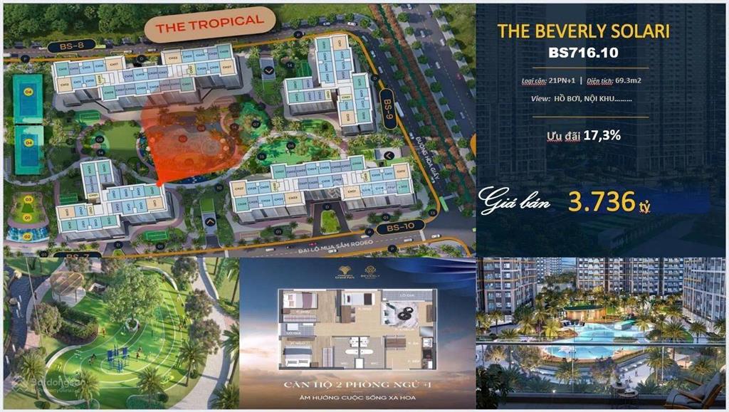 Căn hộ góc 2pn2wc view đẹp mã căn bs7 tầng 16 căn số 10 giá 3,736 tỷ