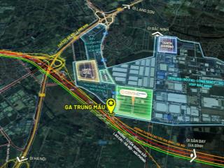 Sở hữu ngay biệt thự 225m2 đối diện nhà ga metro trung mầu chỉ với 4,5 tỷ. được miễn lãi, gốc 2 năm