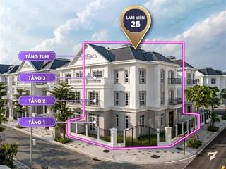Độc quyền! bán biệt thự eurowindow góc 225m2 xây 3 tầng + 1 tum mặt tiền 26m giá chỉ 46.2tỷ, ở ngay