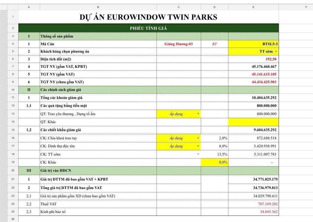 Mới! mở bán biệt thự 3 tầng + tum 192m2 trung tâm gia lâm dự án eurowindow giá 34 tỷ sẵn nhà ở ngay