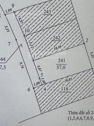Bán đất 57m2 tại đức diễn, phúc diễn, bắc từ liêm, hà nội, giá ưu đãi 7,85 tỷ