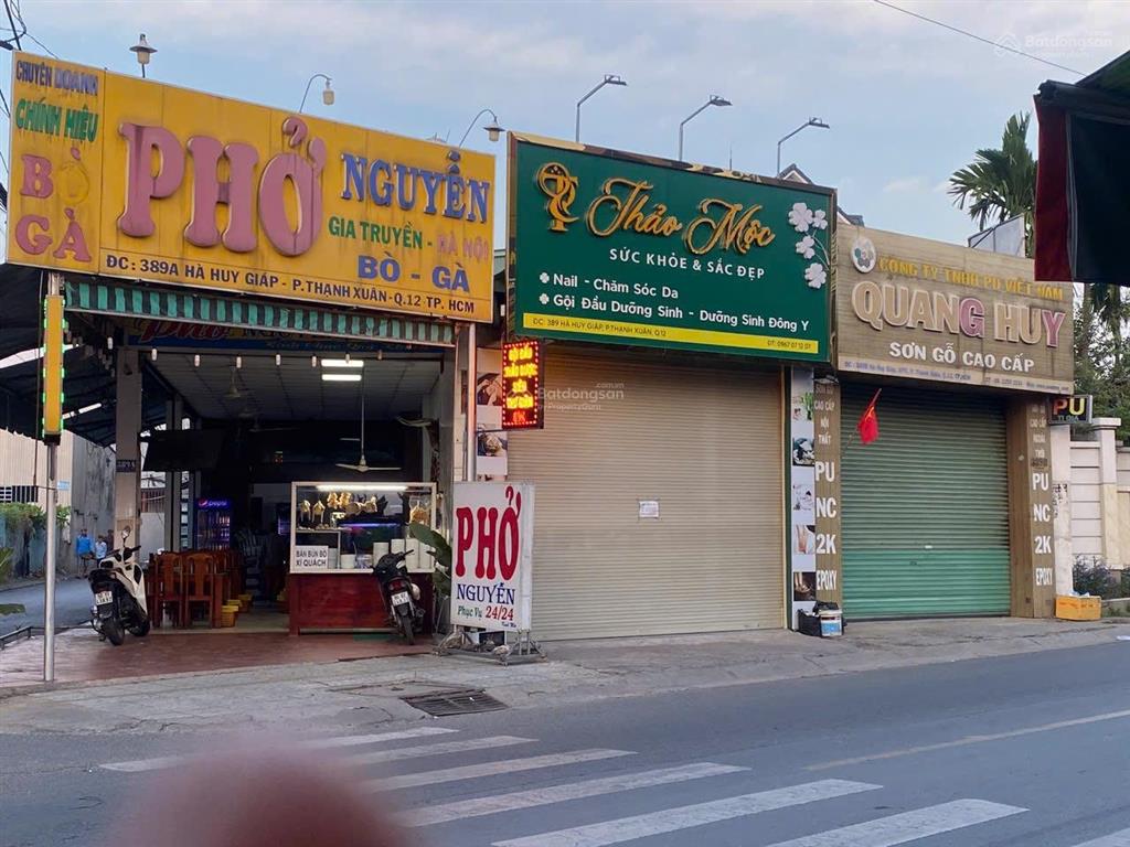 Hiếm nhà mặt tiền đ.hà huy giáp p. thạnh xuân, q.12 dt 268/354m2 (6,5mx46m) dòng tiền 30tr/tháng