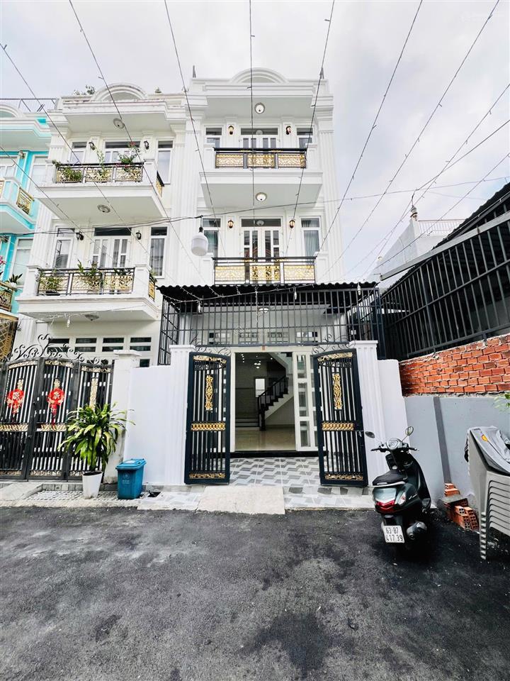 Nhà 4 tầng khu đồng bộ đường hà huy giáp , phường thạnh xuân, q12, 70m2 (5,5mx13m) hẻm 8m 4,99tỷ.