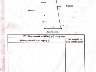 Bán nhà cấp 4 mặt ngõ hai bà trưng. 83m2 ngang 4m nở hậu đẹp ngõ 5m giá chỉ 76tr/m2 có tt