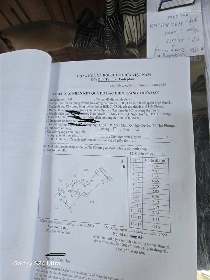 Bán nhà mđ ngô quyền  vị trí tiềm năng  nhìn sang vin vũ yên  95m2 ngang 4m nở hậu 4,95 tỷ tt