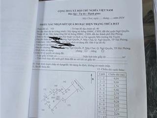 Bán nhà mđ ngô quyền  vị trí tiềm năng  nhìn sang vin vũ yên  95m2 ngang 4m nở hậu 4,95 tỷ tt