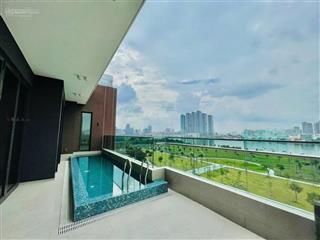 The river thủ thiêm  bán pool villa 3pn view sông trực diện.  0909 791 ***