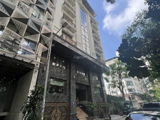 Mót bán lắm rồi lô góc hoàng quốc việt tòa 9 tầng 1 hầm 75m2, mặt tiền 6.6m giá thương lượng mạnh