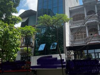 Mặt phố ngã tư sở tòa văn phòng thông sàn diện tích sổ đỏ 100m mặt tiền 6m xây 9 tầng + 1 hầm,