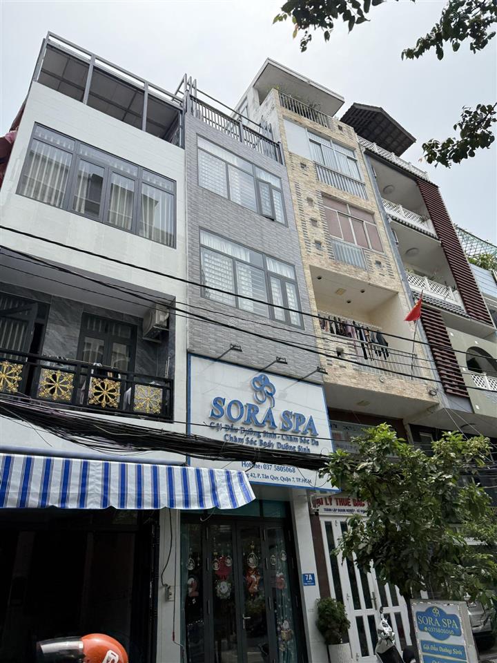 Bán gấp mặt tiền tạ quang bửu, 5 tầng (4m x 16m), vuông vức. kinh doanh 50 triệu/tháng, quận 8