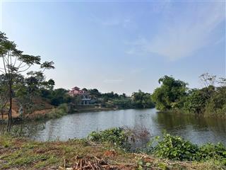 Siêu hiếm. đất bám hồ, view núi thoáng vĩnh viễn. ô tô vào tận đất. minh quang  ba vì. giá 3.950