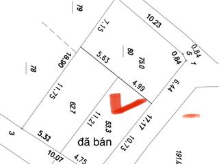 Cầm tiền bán gấp 75m2 đất ông cha để lại, lô góc ô tô ngủ trong đất, giá rẻ nhất khu.