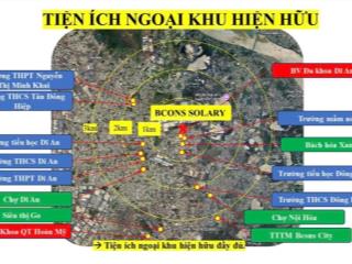 Giỏ hàng chủ đầu tư giai đoạn 1 bcons solary 1tỷ5/căn 2pn chiết khấu 6.1%, tặng vàng, tivi 4k inch
