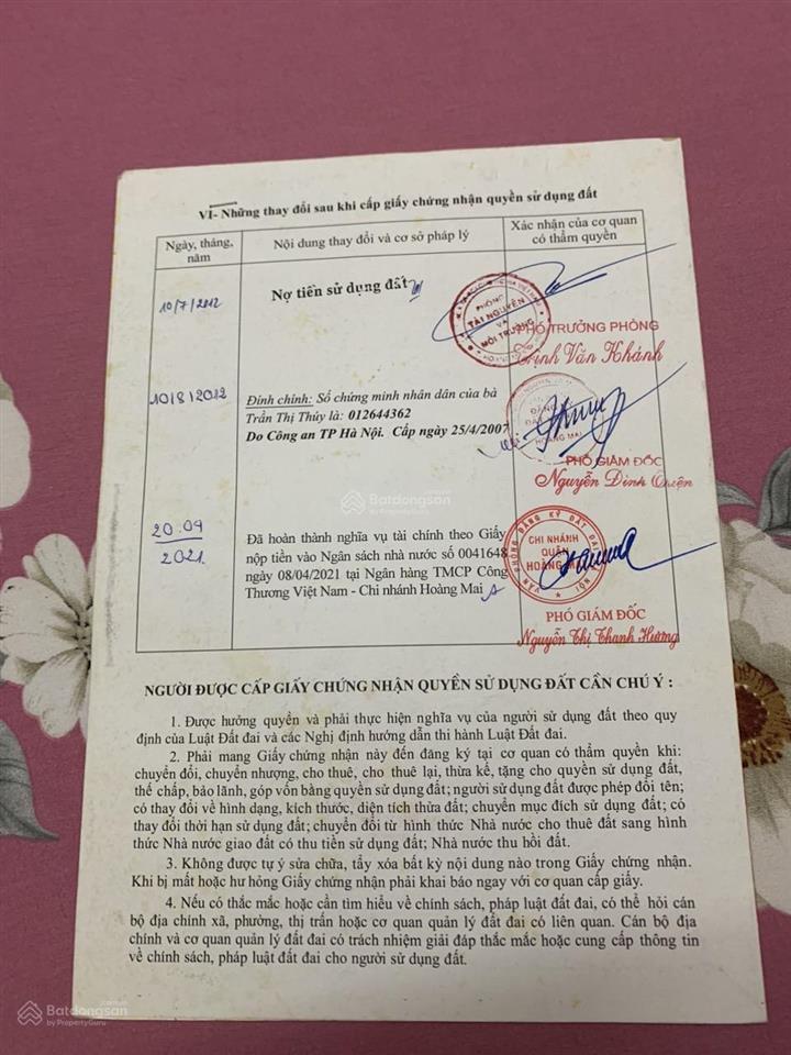 Bán nr 3pn, 4wc, 25m2 tại nguyễn đức cảnh, hoàng mai, 5 tỷ