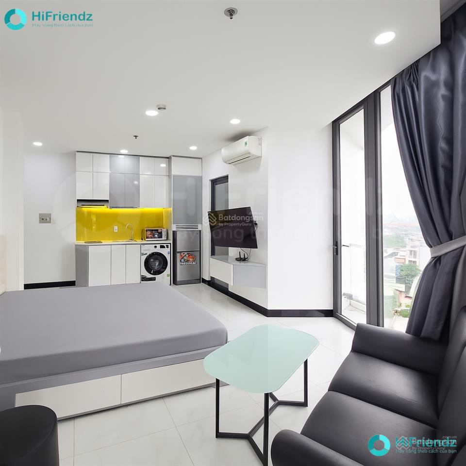 Cho thuê căn hộ 1pn/studio tại quận 7 gần rmit, lotte, tdtu | full nội thất | ban công cửa sổ trời