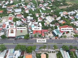 B.án mặt bằng kinh doanh đường 23/10 ngang 14m  cạnh chợ vĩnh trung  diện tích 402m  chỉ 35tr/m2