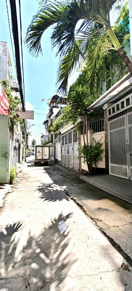 90m2 giá rẻ nhất thị trường nơ trang long  sát mt  hẻm xe hơi  4 tầng btct