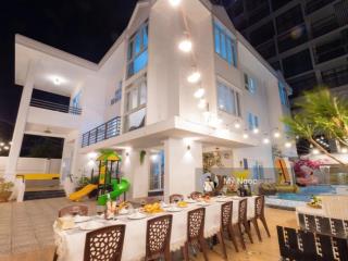 Biệt thự biển ngay sát bãi sau vũng tàu, 411m2 ngang 20m, sở hữu lâu dài, dòng tiền ổn định, 60 tỷ