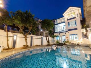 Biệt thự view biển bãi dâu  505m hồ bơi sân vườn trần phú, vũng tàu  giá chỉ 33 tỷ