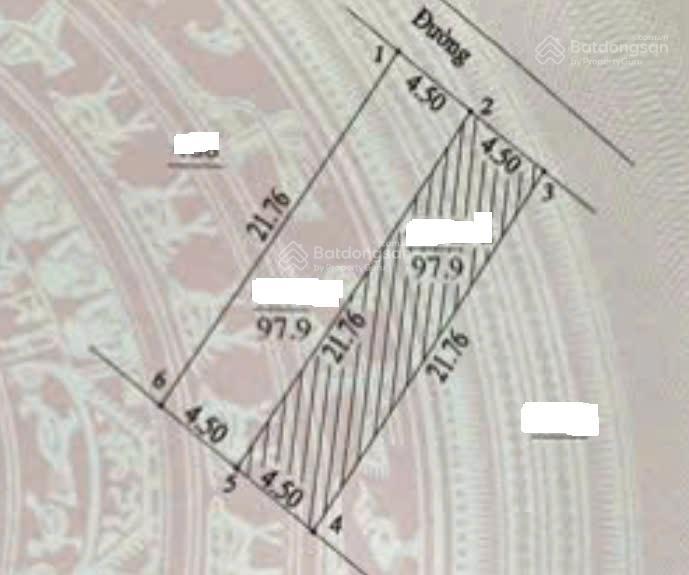 Bán đất thổ cư thôn vân côn, gần quyết tiến, hoài đức, đl thăng long, ngõ ô tô. 4,6 tỷ. 97,9m2