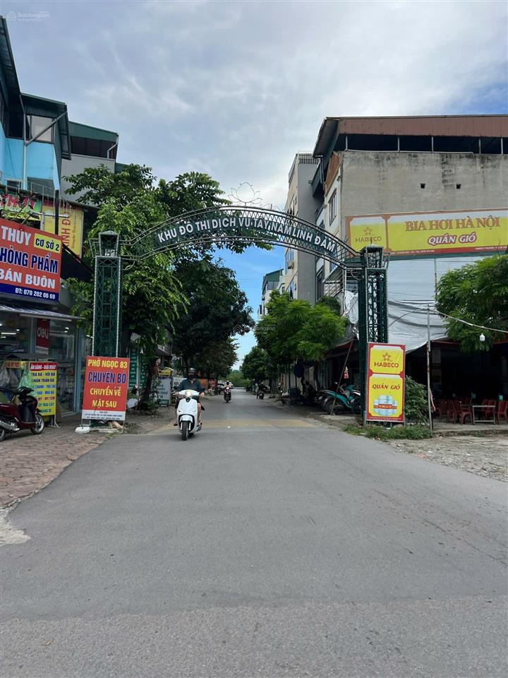 Giá tốt hơn thị trường 8 tỷ  đất kđt tây nam linh đàm  90m2  đường 13m  view vườn hoa
