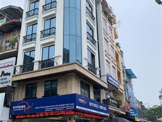 Nhà 4t căn góc mặt tiền rộng 5m đẹp nhất phố tôn đức thắng gần văn miếu, hè 5m, dt 43/55m2