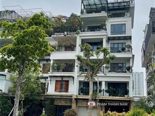 Bán liền kề 112m²  view vườn hoa  6 tầng thang máy  romantic park tây hồ  giá 65 tỷ