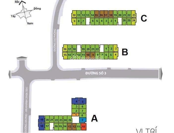 Bán căn hộ 2pn chung cư bộ công an trần não (q2 cũ) p. an khánh tp hcm. thu hương land 0903 358 ***