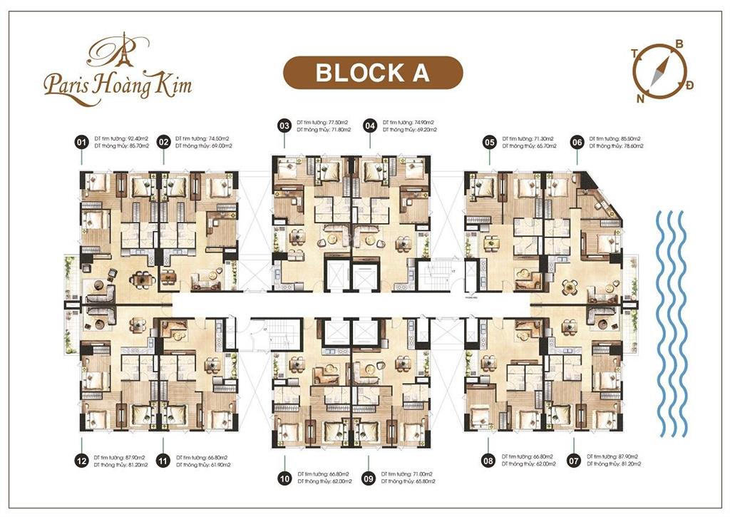 Bán căn hộ paris hoàng kim view thoáng nhà mới 100% bàn giao chủ đầu tư hỗ trợ vay 65%