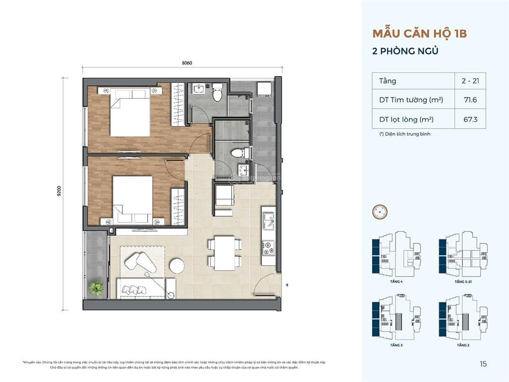 Bán căn hộ precia 2pn. zalo 0903 358 ***