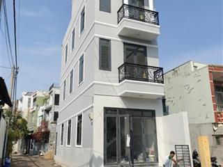 Cho thuê nhà hai mặt tiền, 60m2  4 lầu, mới xây, linh đông, tp thủ đức. 18triệu/tháng. có tiếp mg