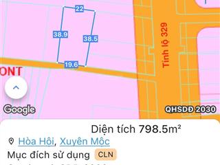 Cần bán 798m2 đất đất tl329, ngang 20m, ngay khu dân cư, giá không thể rẻ hơn, chỉ 1.9 tỷ