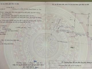 Giá tốt 456m2 đất thổ cư 21 tỷ hẻm xe hơi 5m đường số 4 đối diện vạn phúc, thủ đức