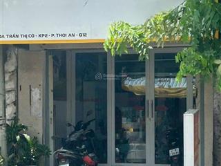 Bán nhà 4x24m.mặt tiền đường trần thị cờ,phường thới an.q12(vị trí đẹp kinh danh buôn bán mọi thứ)