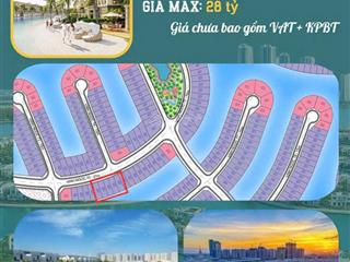 Bán biệt thự song lập trục vn70  2x vinhomes cần giờ