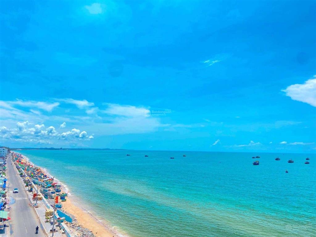 Lô góc siêu đẹp mặt tiền bờ kè phước hải, view biển. tiện kinh doanh, xây khách sạn