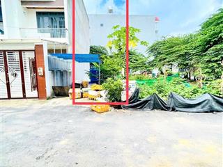 Chủ ngộp gởi bán lô đất hóa an kdc vip cổng sau cty ponchen, 4x22,5=92m2, thổ cư 100%, đường 7m shr